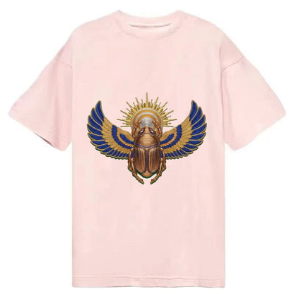 Winged Scarab - Classic T-shirt - Pink