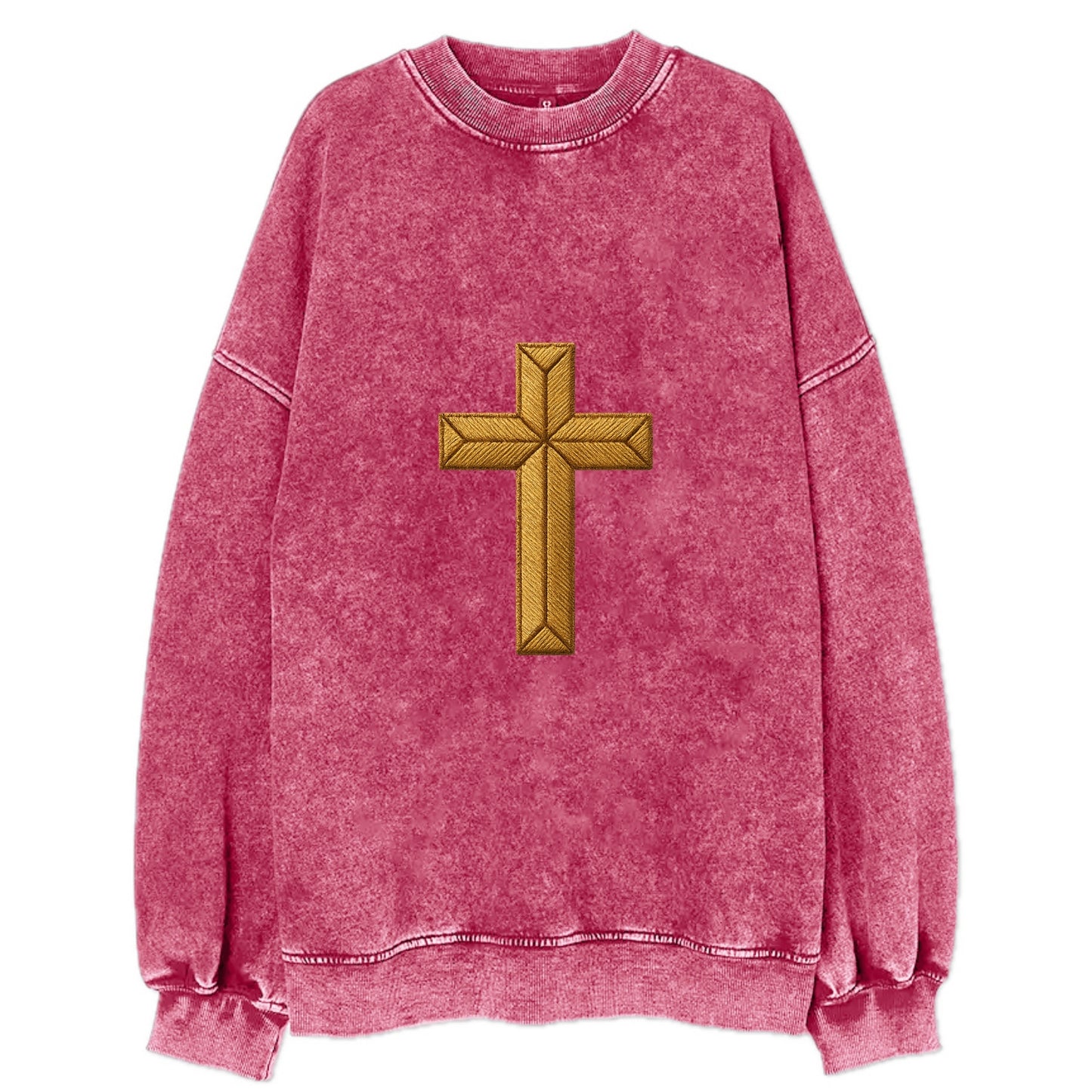 Rock Cross  - Vintage Sweatshirt - Pink
