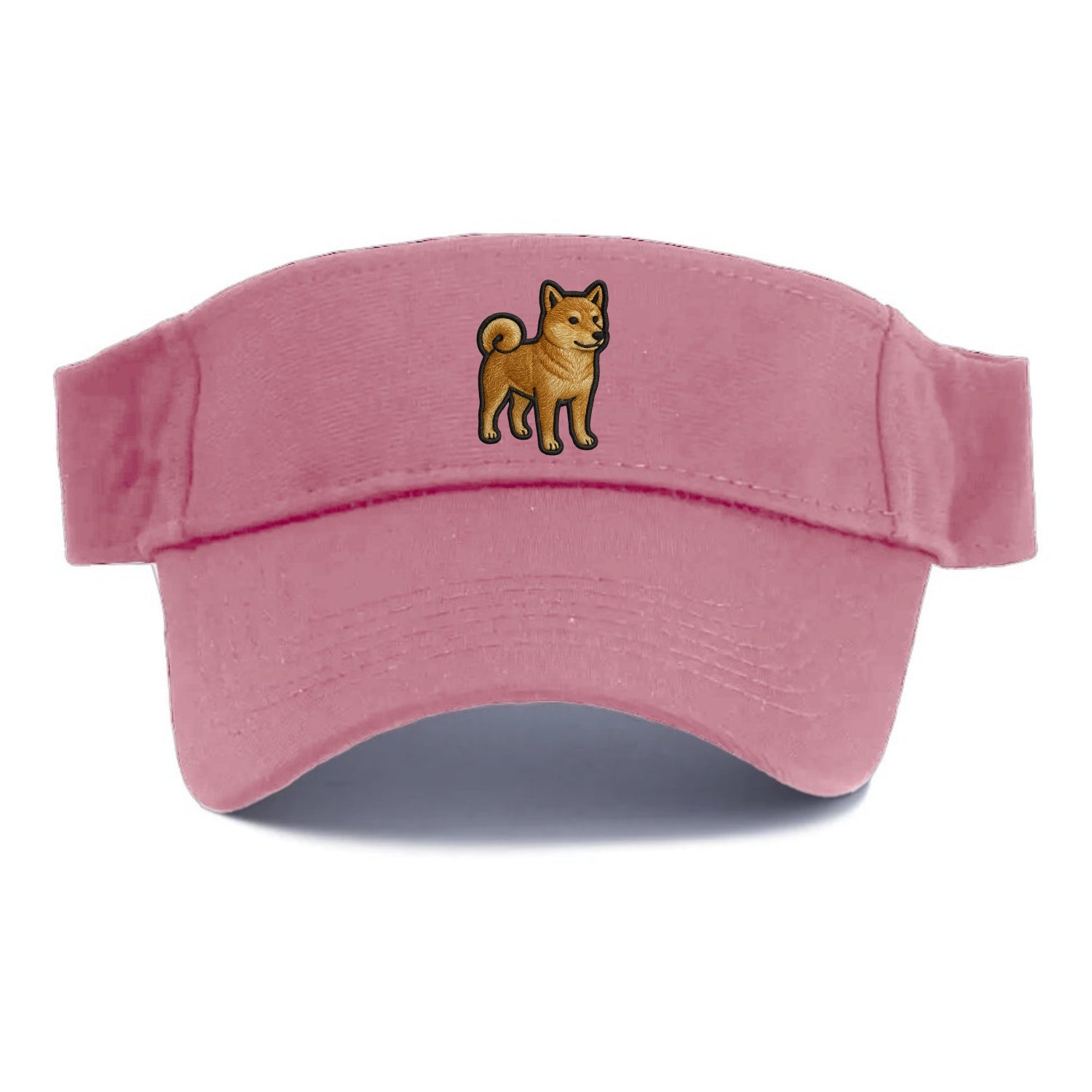 Shiba Inu - Trendy Japanese dog logo wit - Visor - Pink