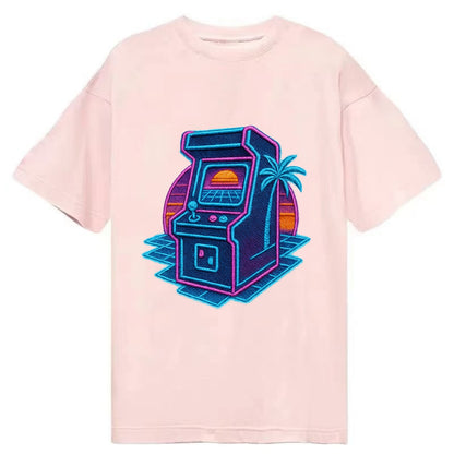 Arcade Machine - Classic T-shirt - Pink