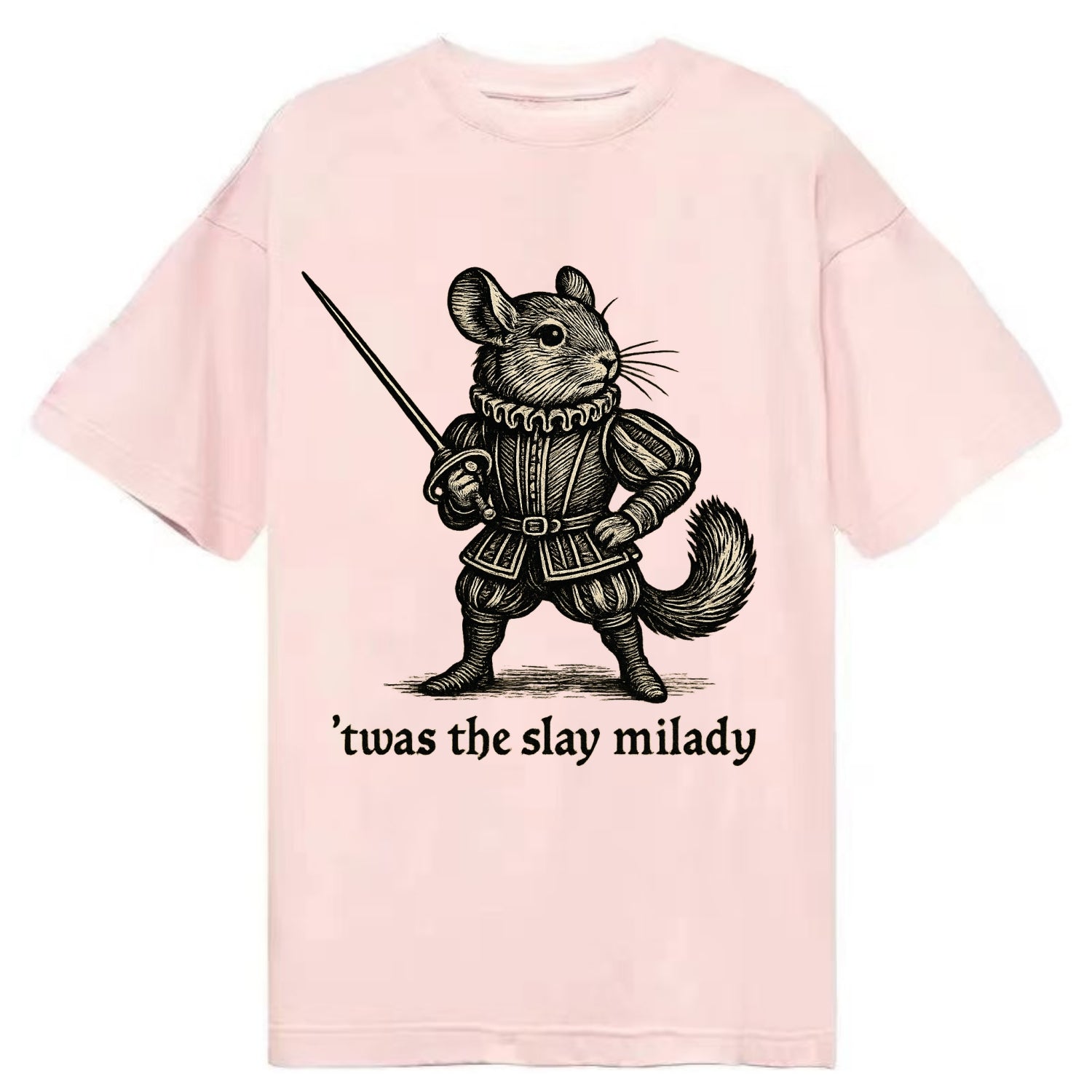Chinchilla Noble  - Classic T-shirt - Pink