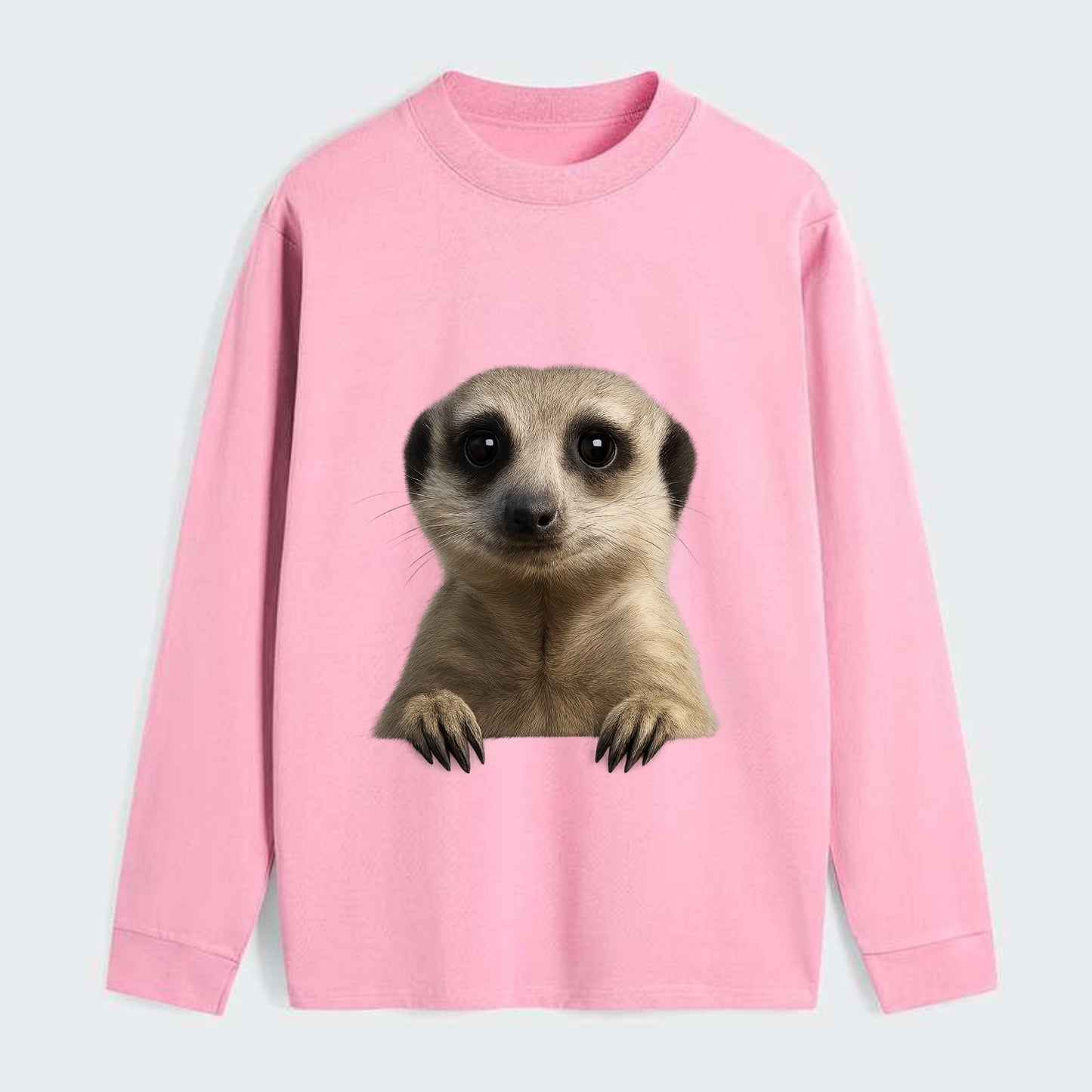 Meerkat  - Classic Long Sleeve Shirt - Pink