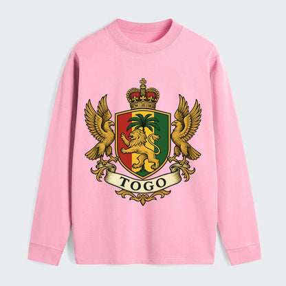 Togo Heritage Badge  - Classic Long Sleeve Shirt - Pink