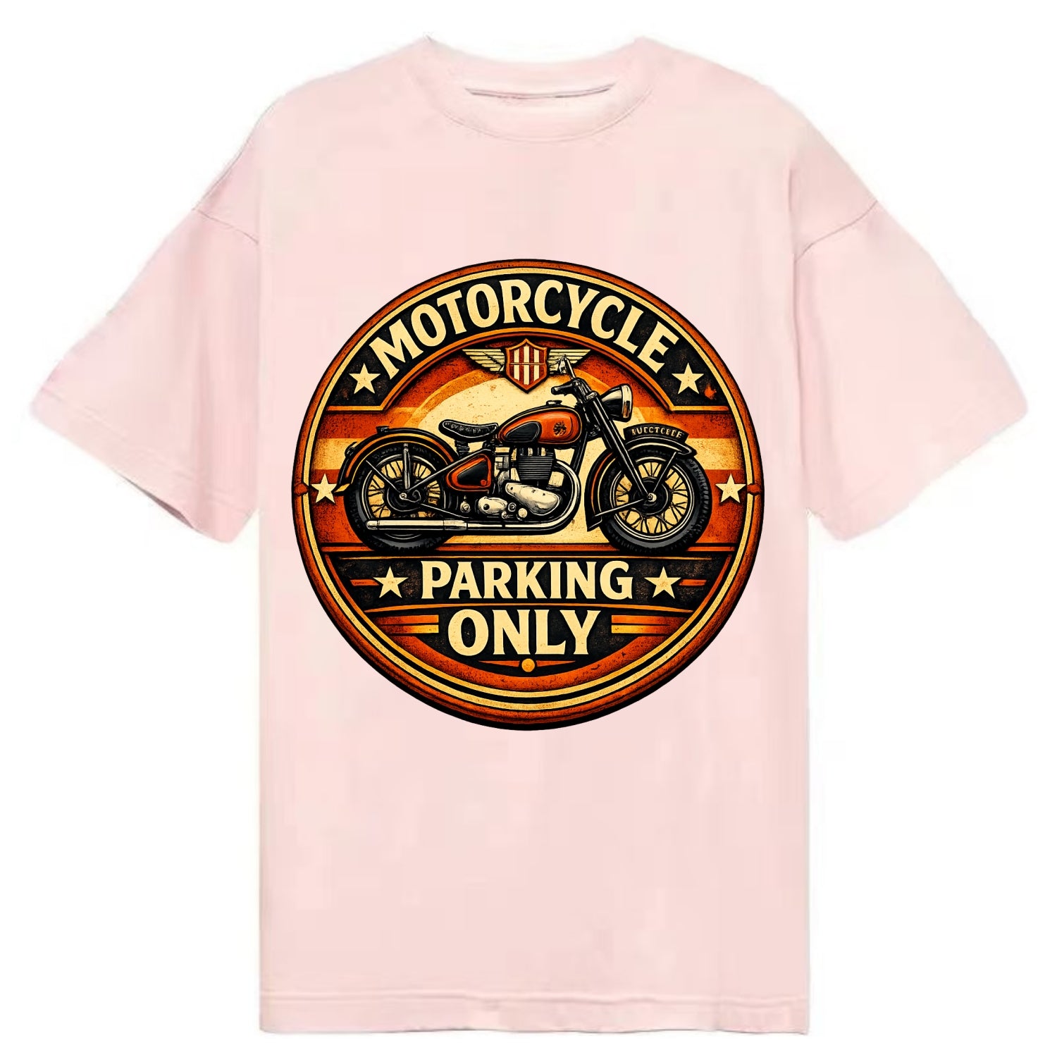Motorcycle Parking Only - Classic T-shirt - Pink