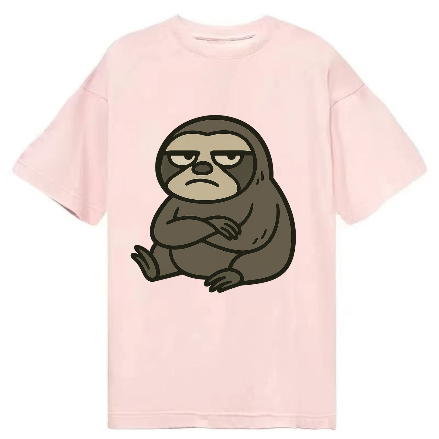 The Sloth Judging Silently - Classic T-shirt - Pink