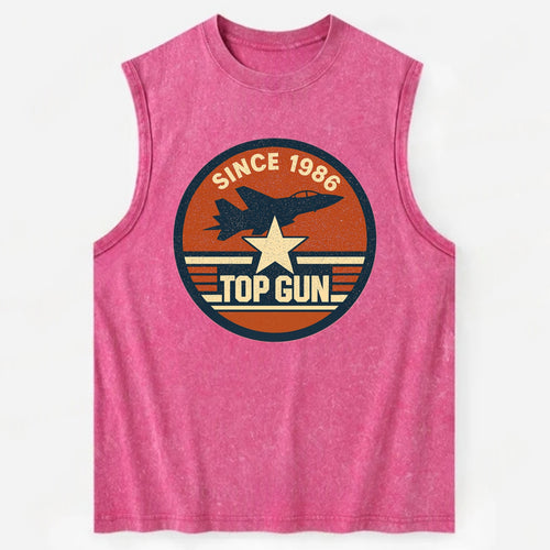Top Gun Since 1986 - Vintage Washed Tank