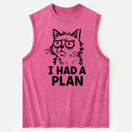 Existential Crisis Cat - Vintage Washed Tank