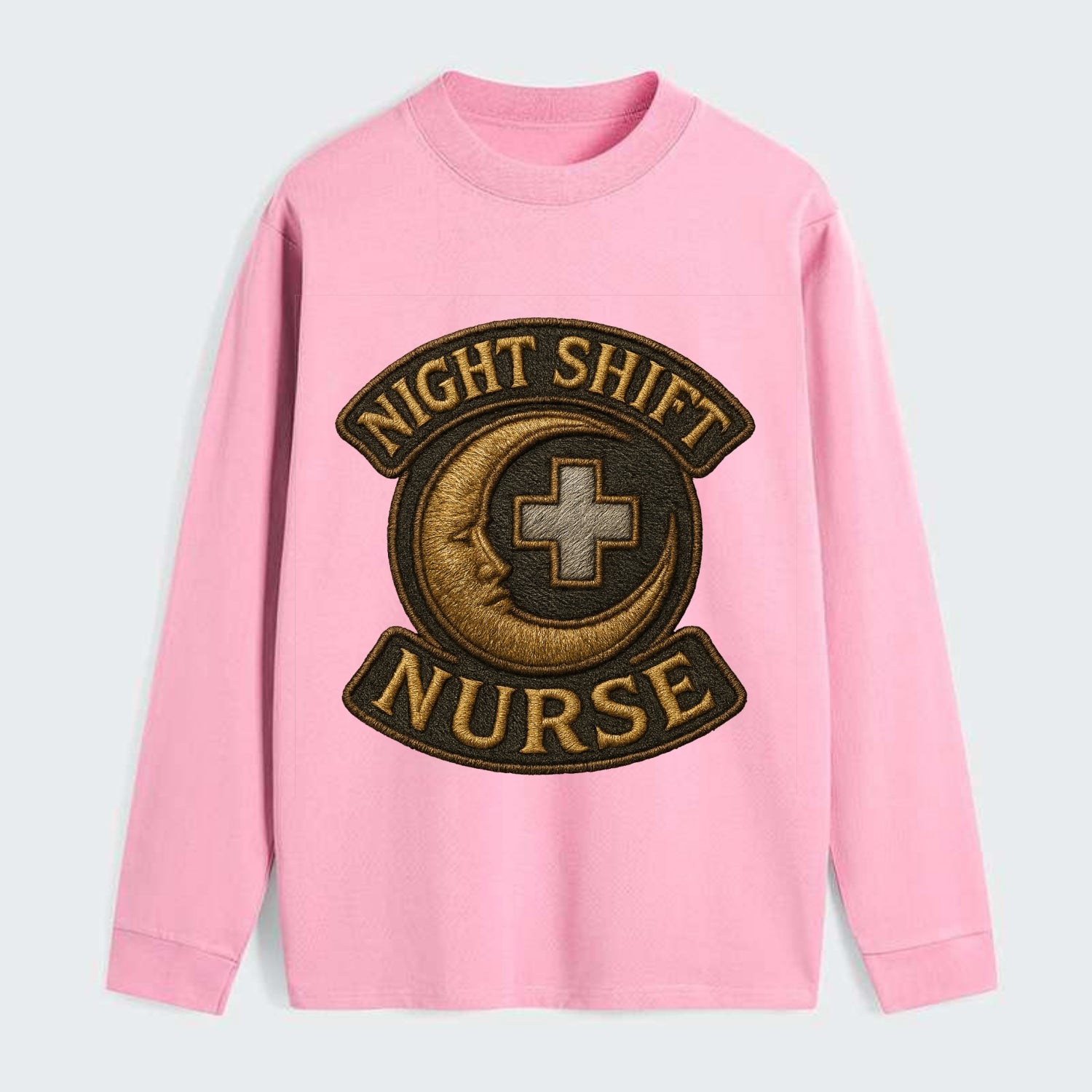 Night Shift Nurse  - Classic Long Sleeve Shirt - Pink