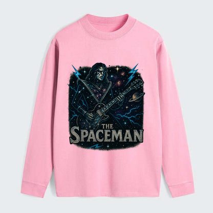 Spaceman Constellation - Classic Long Sleeve Shirt - Pink