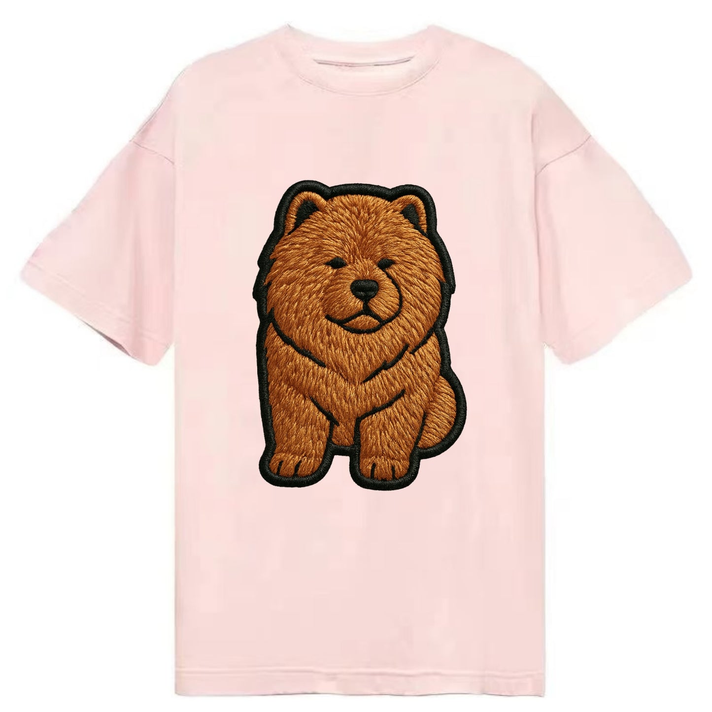 Chow Chow - Trendy lion-mane design with - Classic T-shirt - Pink
