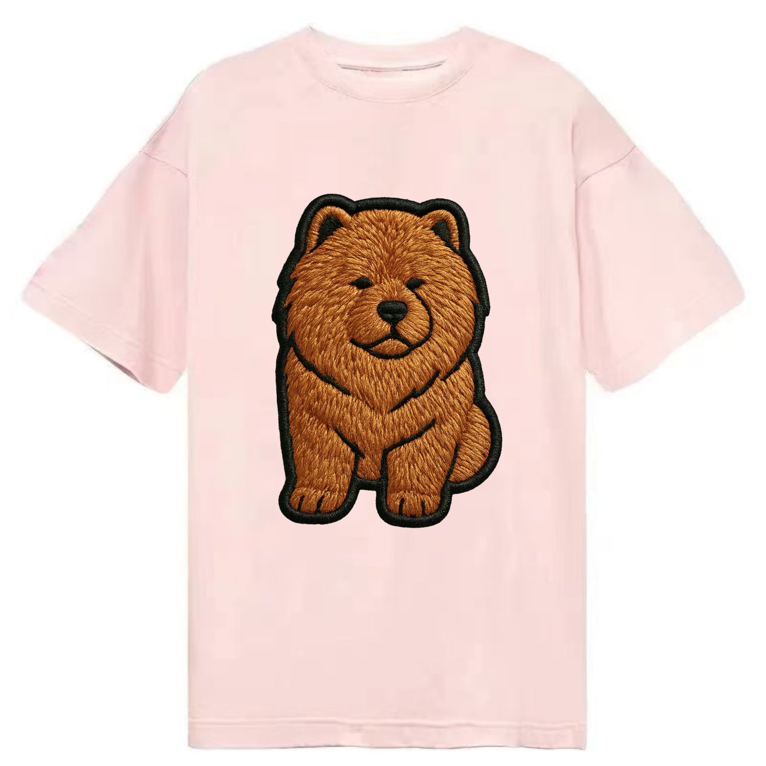 Chow Chow - Trendy lion-mane design with - Classic T-shirt - Pink