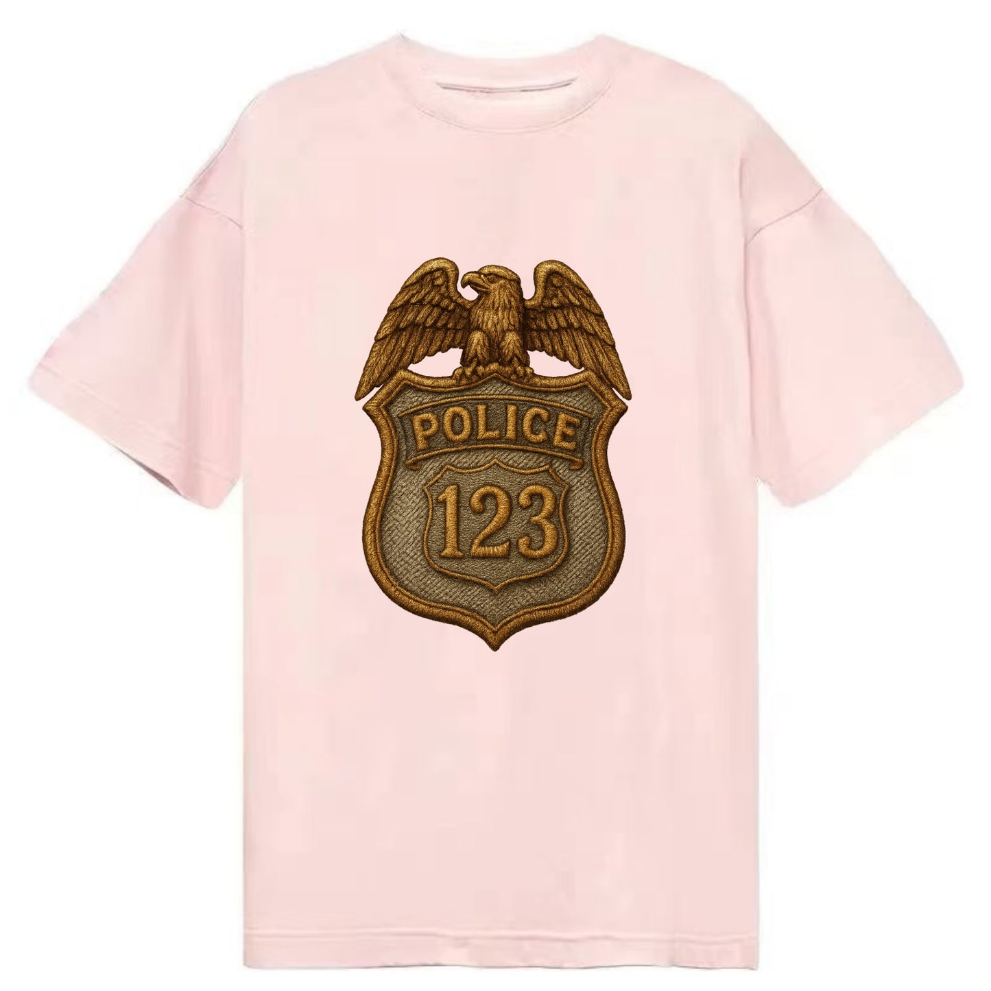 Police Badge  - Classic T-shirt - Pink