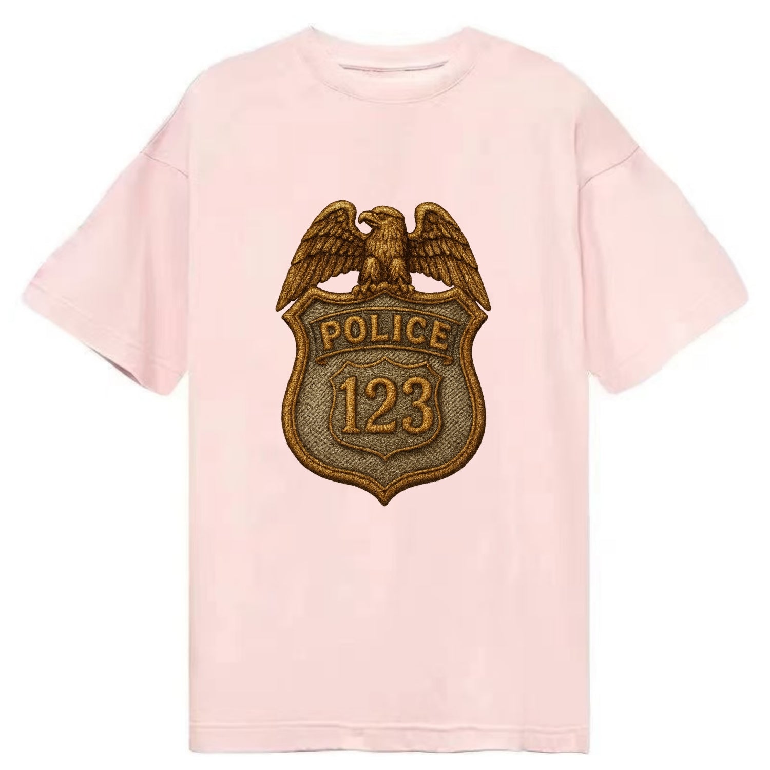 Police Badge  - Classic T-shirt - Pink