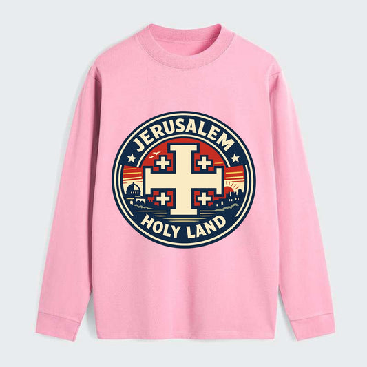 Heritage of the Cross - Classic Long Sleeve Shirt - Pink
