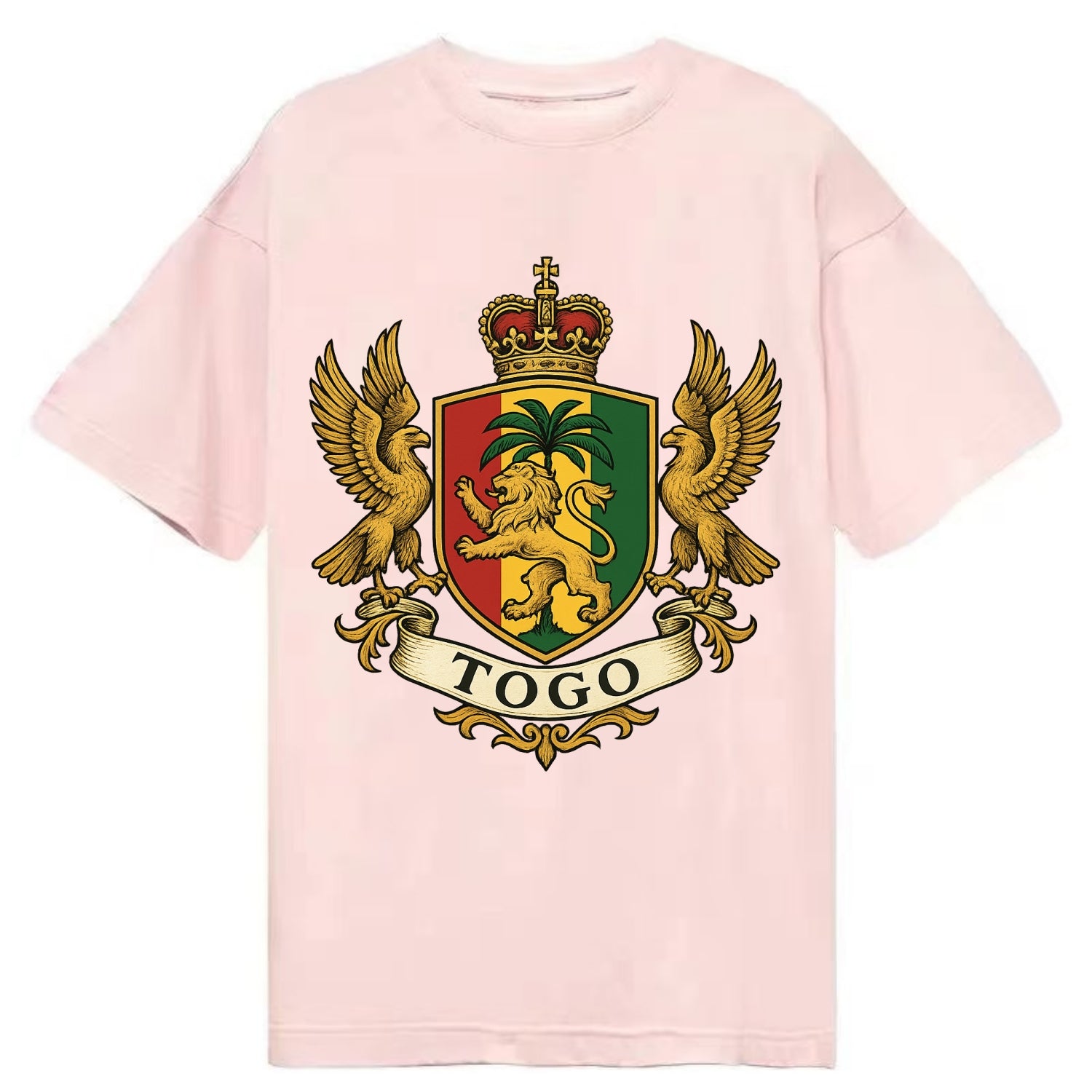 Togo Heritage Badge  - Classic T-shirt - Pink