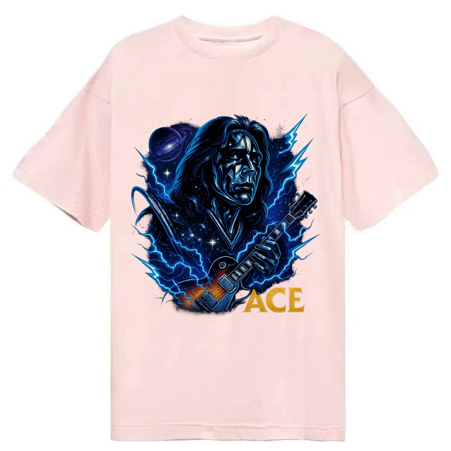 Cosmic Chrome Portrait - Classic T-shirt - Pink