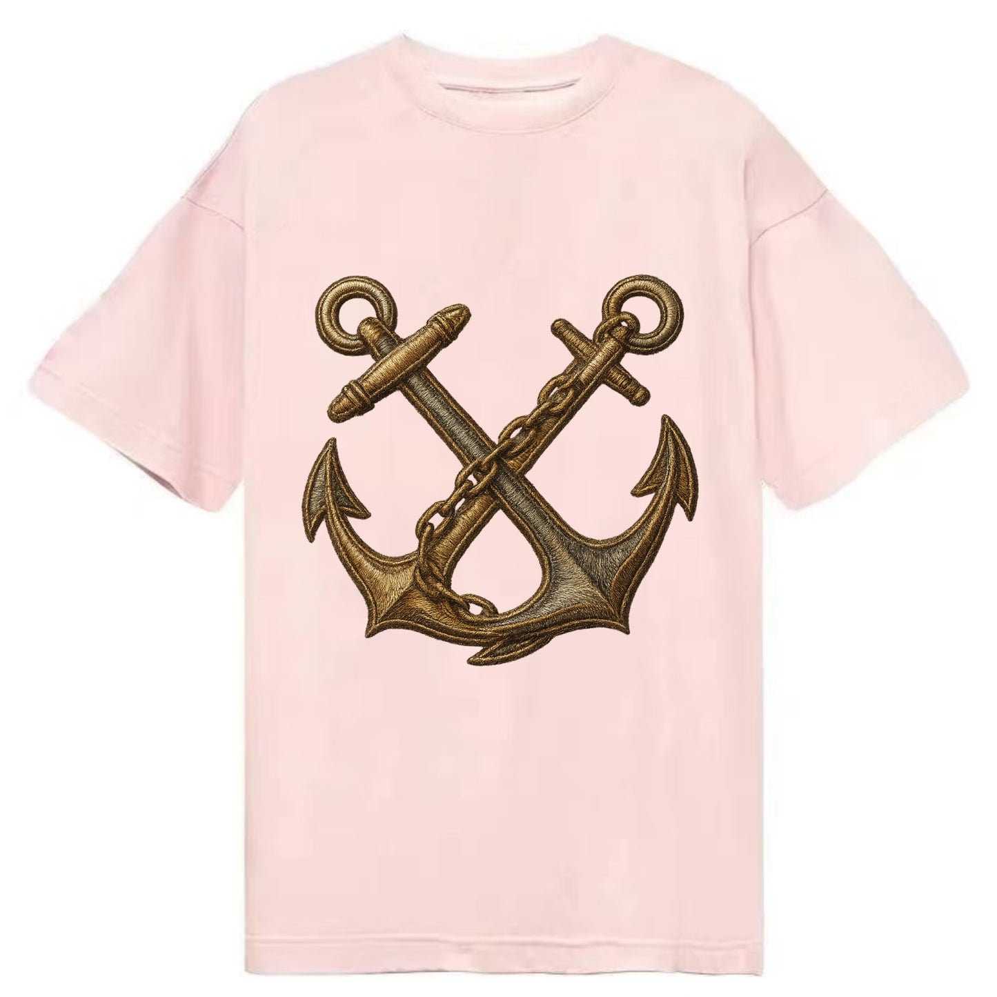 Crossed Anchors  - Classic T-shirt - Pink