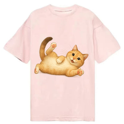 Therapy Cat  - Classic T-shirt - Pink