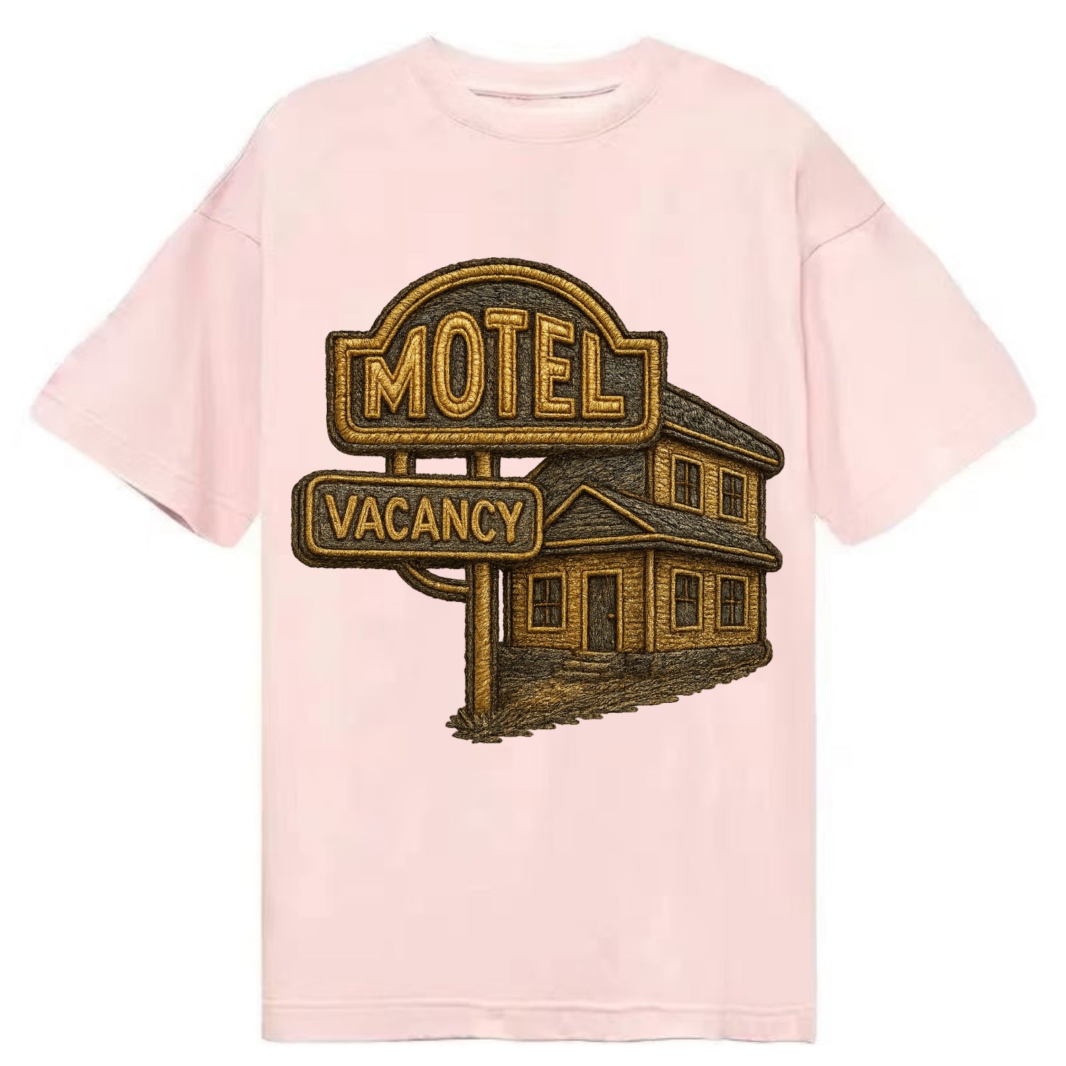 Motel Sign  - Classic T-shirt - Pink