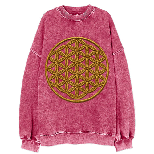 Flower of Life  - Vintage Sweatshirt