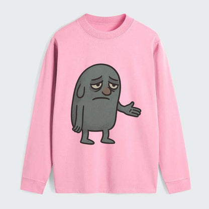 FOLLOWERS ARE GHOSTS | Transparent crowd following - Classic Long Sleeve Shirt - Pink