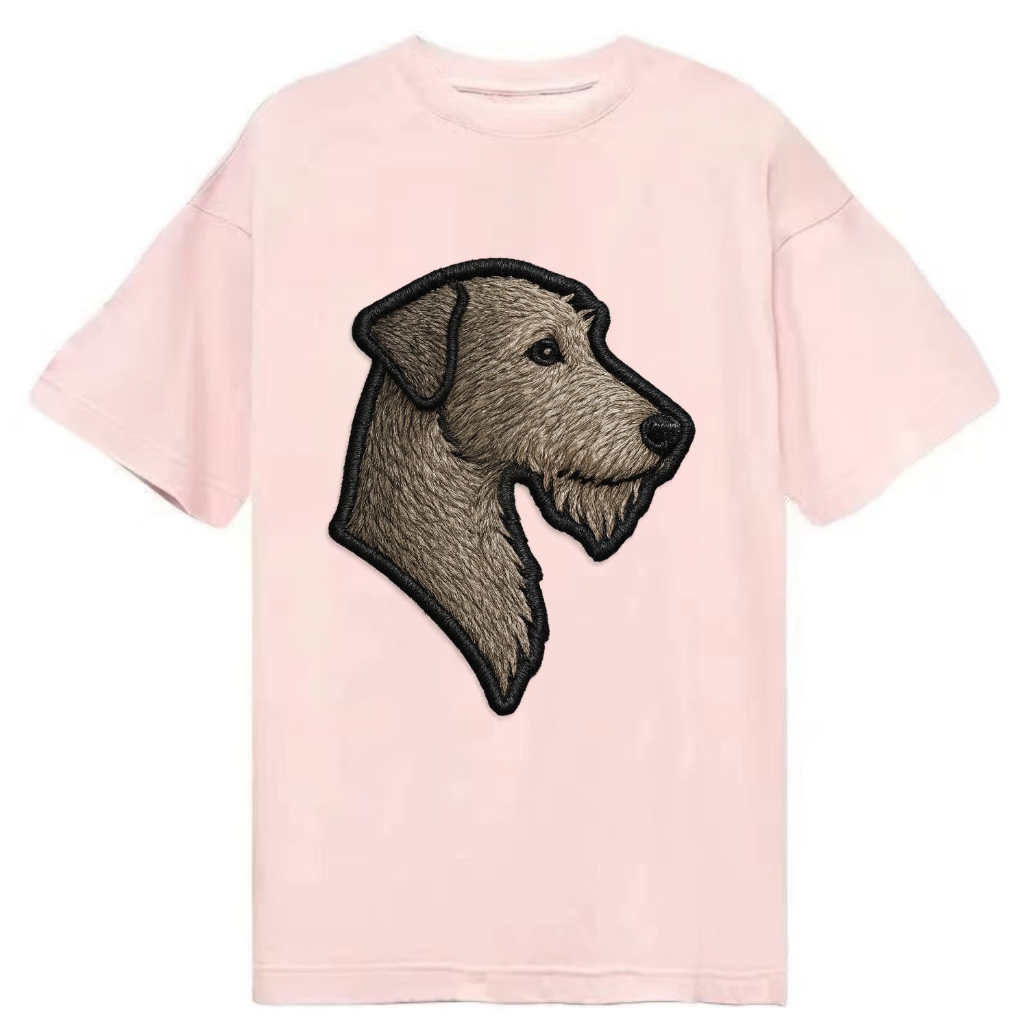 Irish Wolfhound - Modern gentle giant lo - Classic T-shirt - Pink