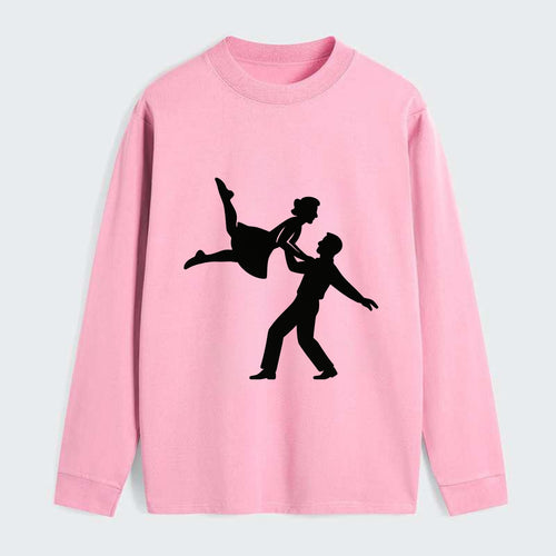 Swing dancers aerial lift - Classic Long Sleeve Shirt