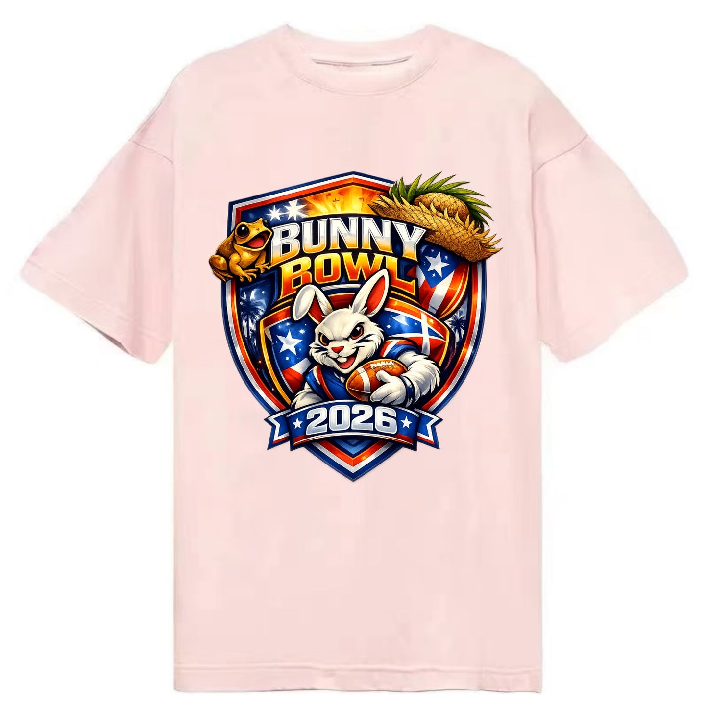 Bunny Bowl 2026 - Classic T-shirt - Pink