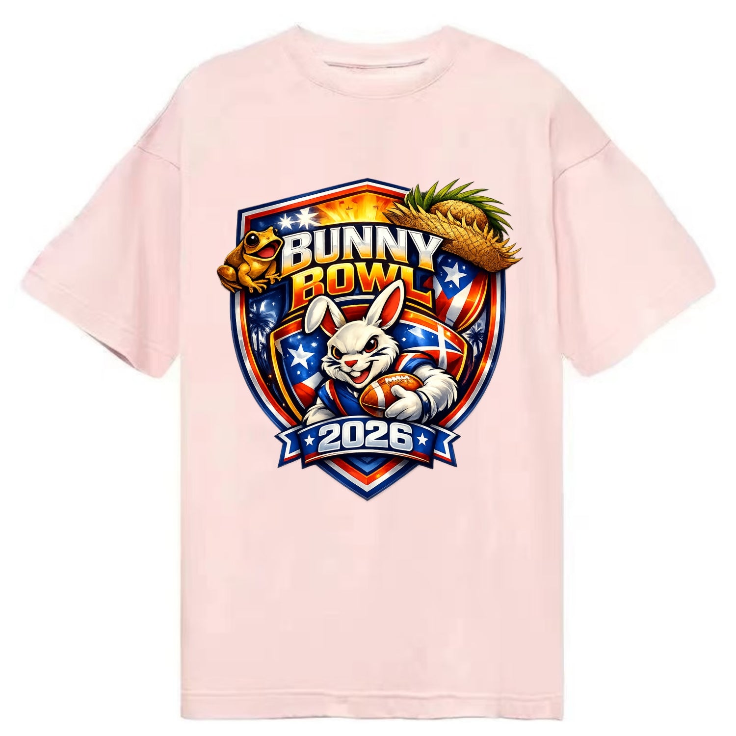 Bunny Bowl 2026 - Classic T-shirt - Pink