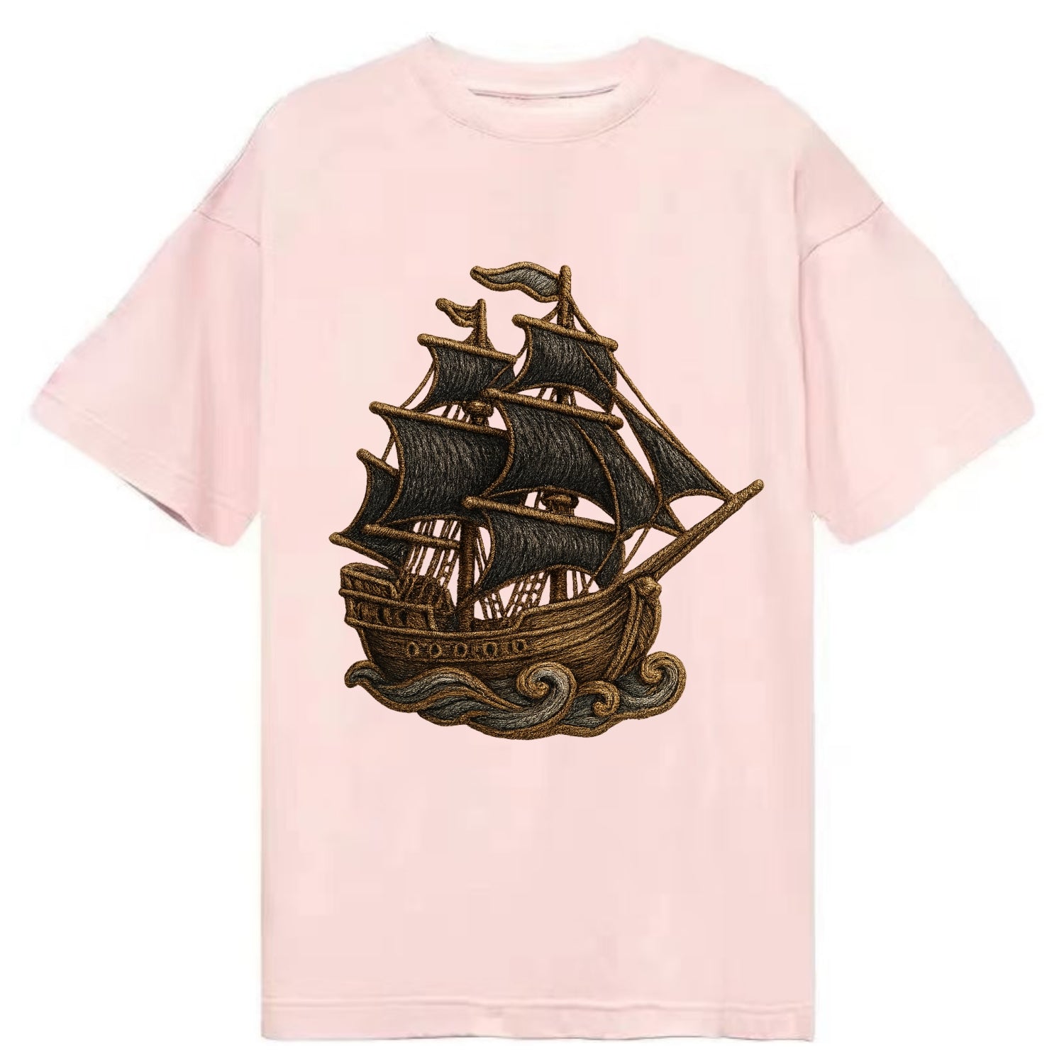 Pirate Ship  - Classic T-shirt - Pink