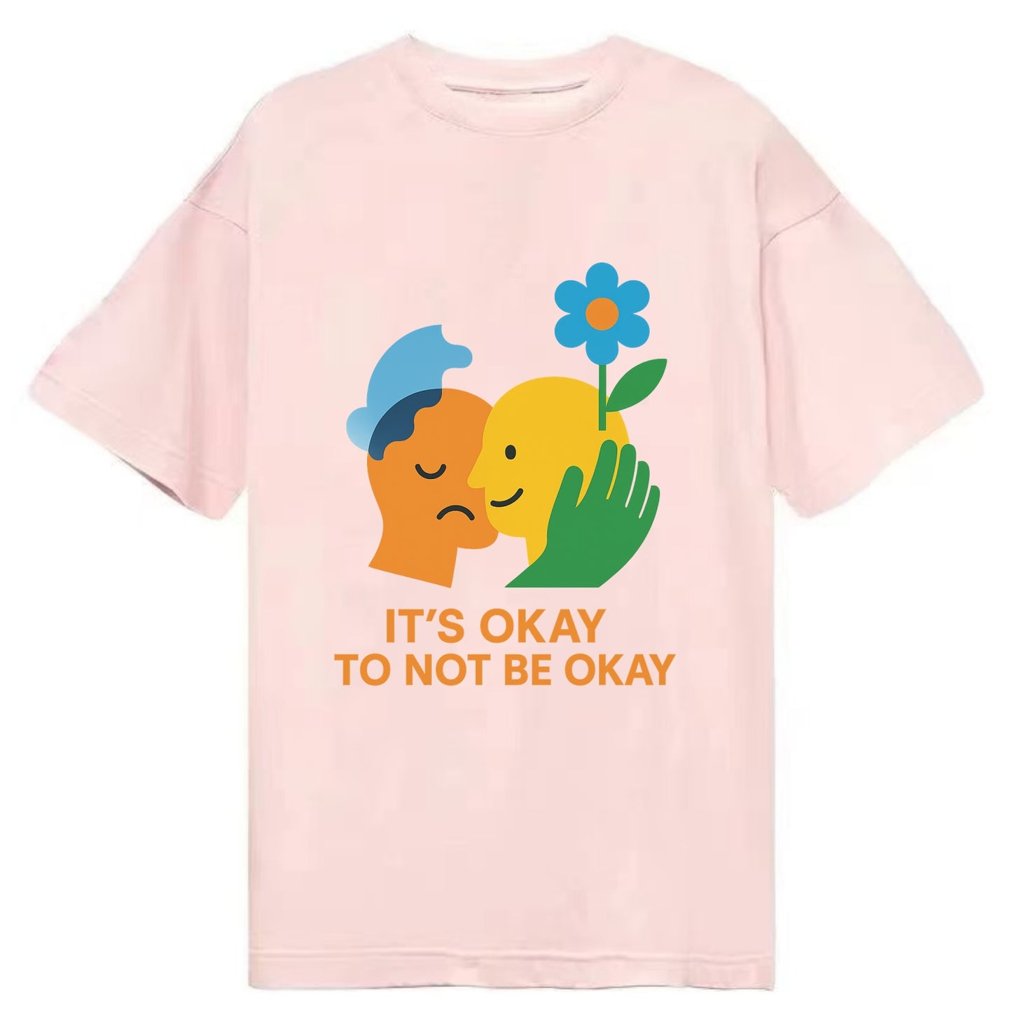 Mental health stigma fading as support grows - "It's Okay to Not Be Okay" - - Classic T-shirt - Pink