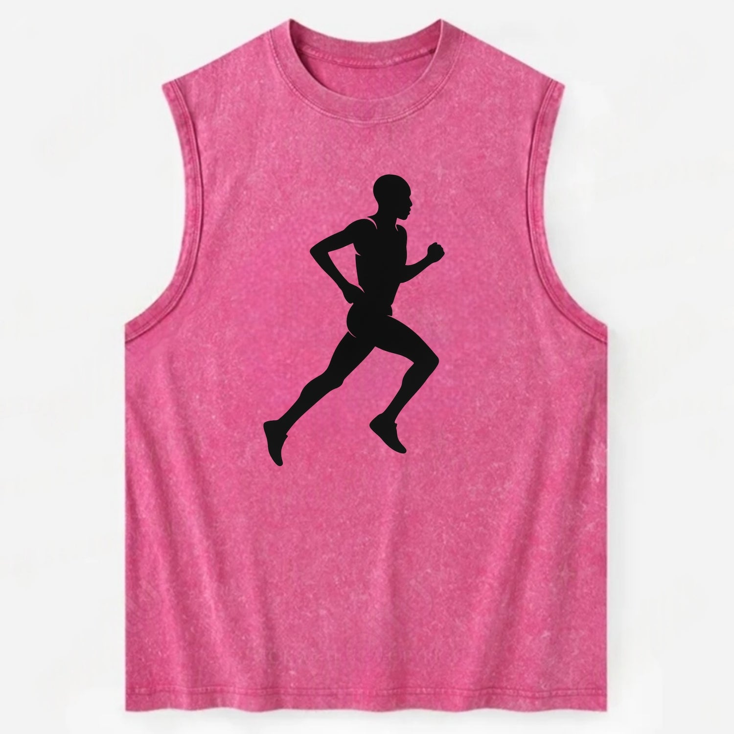 Kenyan distance runner stride - Vintage Washed Tank - Pink