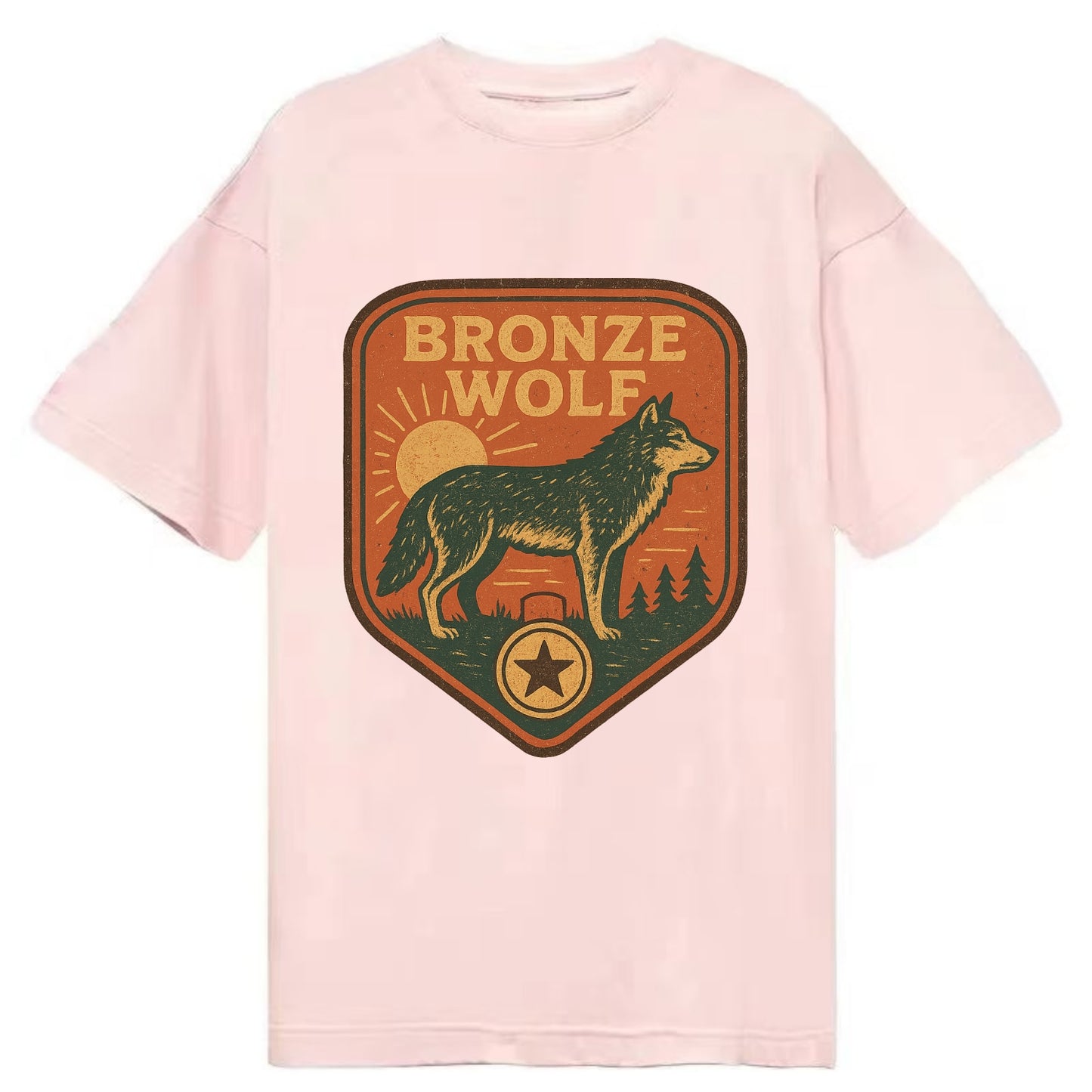 Bronze Wolf Medal  - Classic T-shirt - Pink