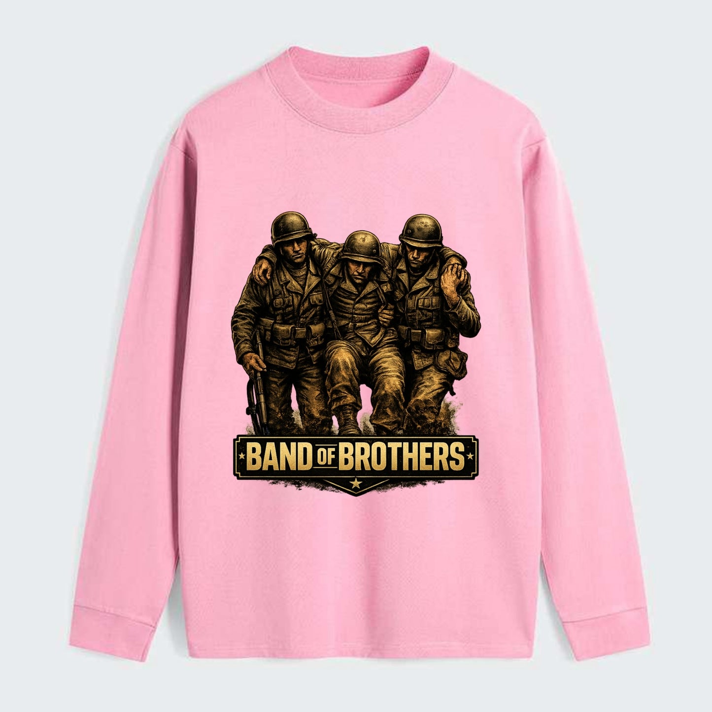 Band Of Brothers - Classic Long Sleeve Shirt - Pink