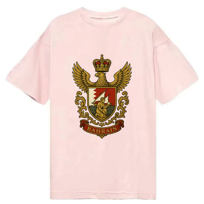 Bahrain Heritage Badge  - Classic T-shirt - Pink