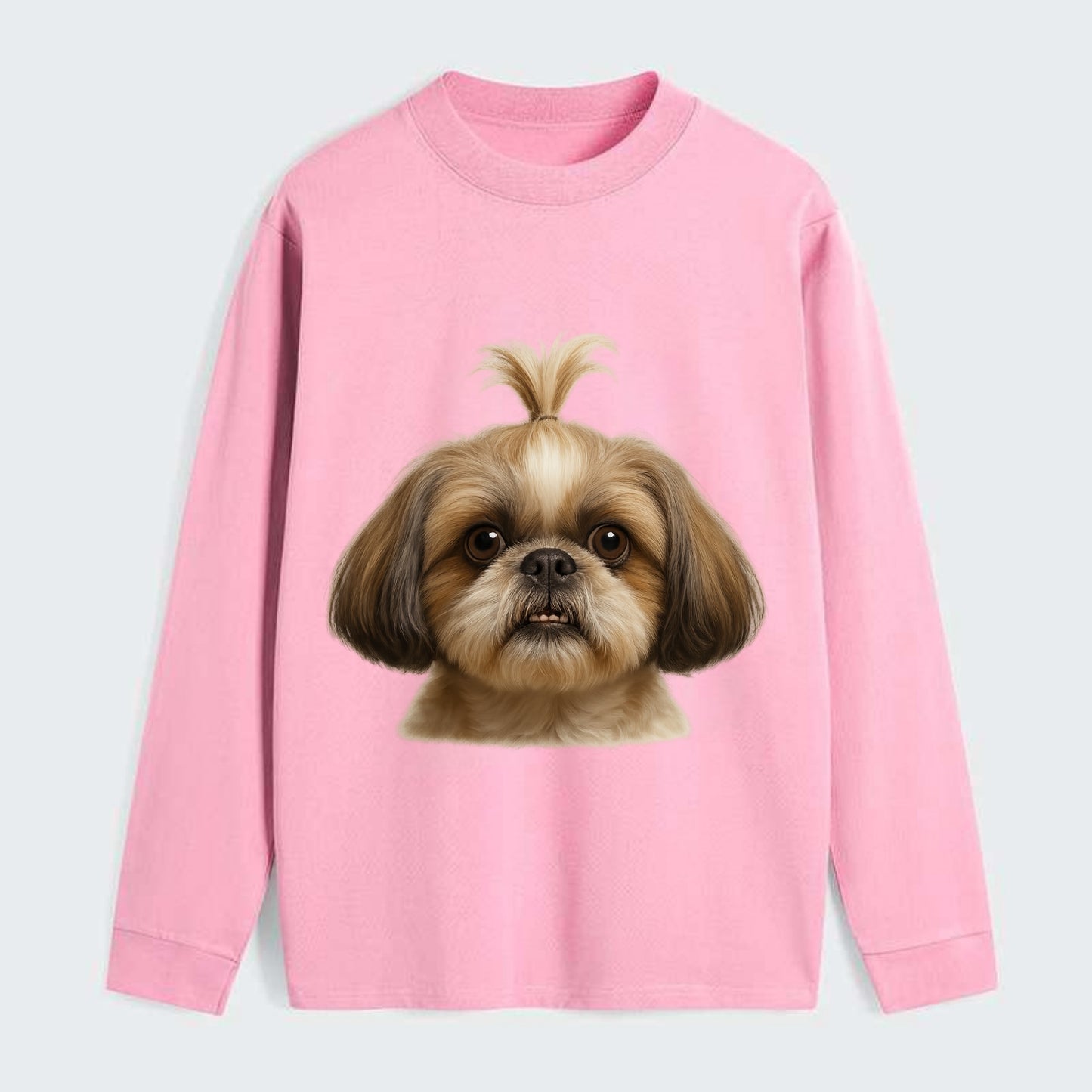 Shih Tzu  - Classic Long Sleeve Shirt - Pink