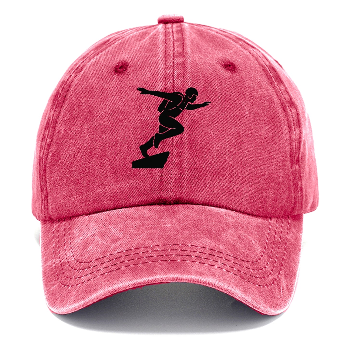 Base jumper launching off - Classic Cap - Pomegranate Blush(Pink)