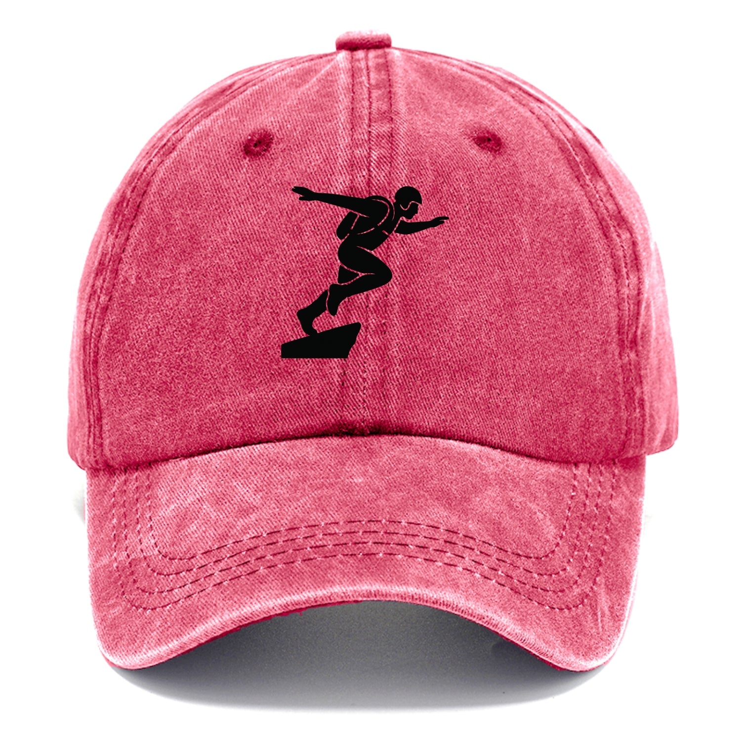 Base jumper launching off - Classic Cap - Pomegranate Blush(Pink)