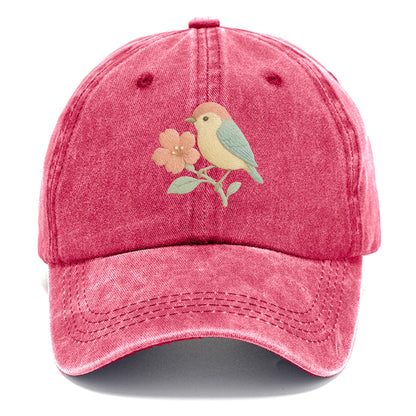 Peach Flowerpecker - Classic Cap - Pomegranate Blush(Pink)