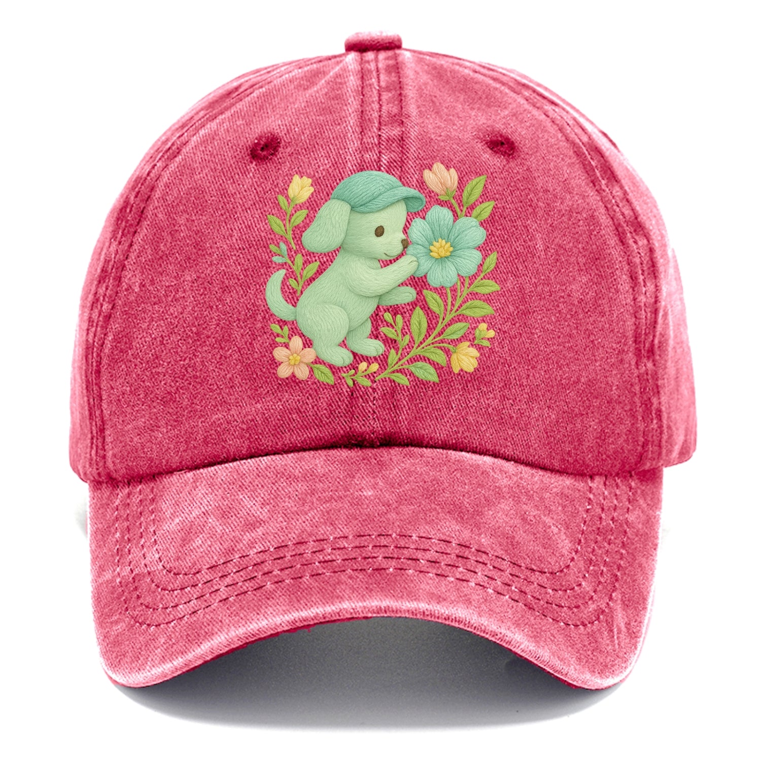 Mint Puppy - Classic Cap - Pomegranate Blush(Pink)