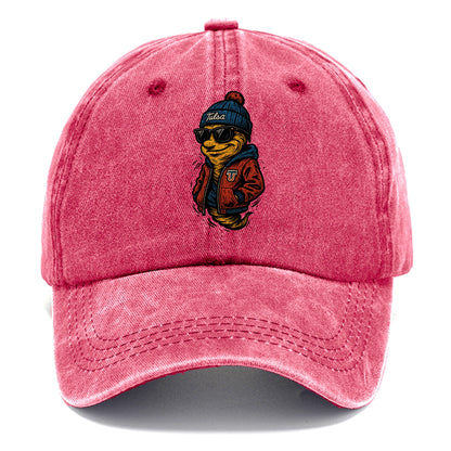Tulsa Hurricane wearing Tulsa beanie with TU patch - Classic Cap - Pomegranate Blush(Pink)