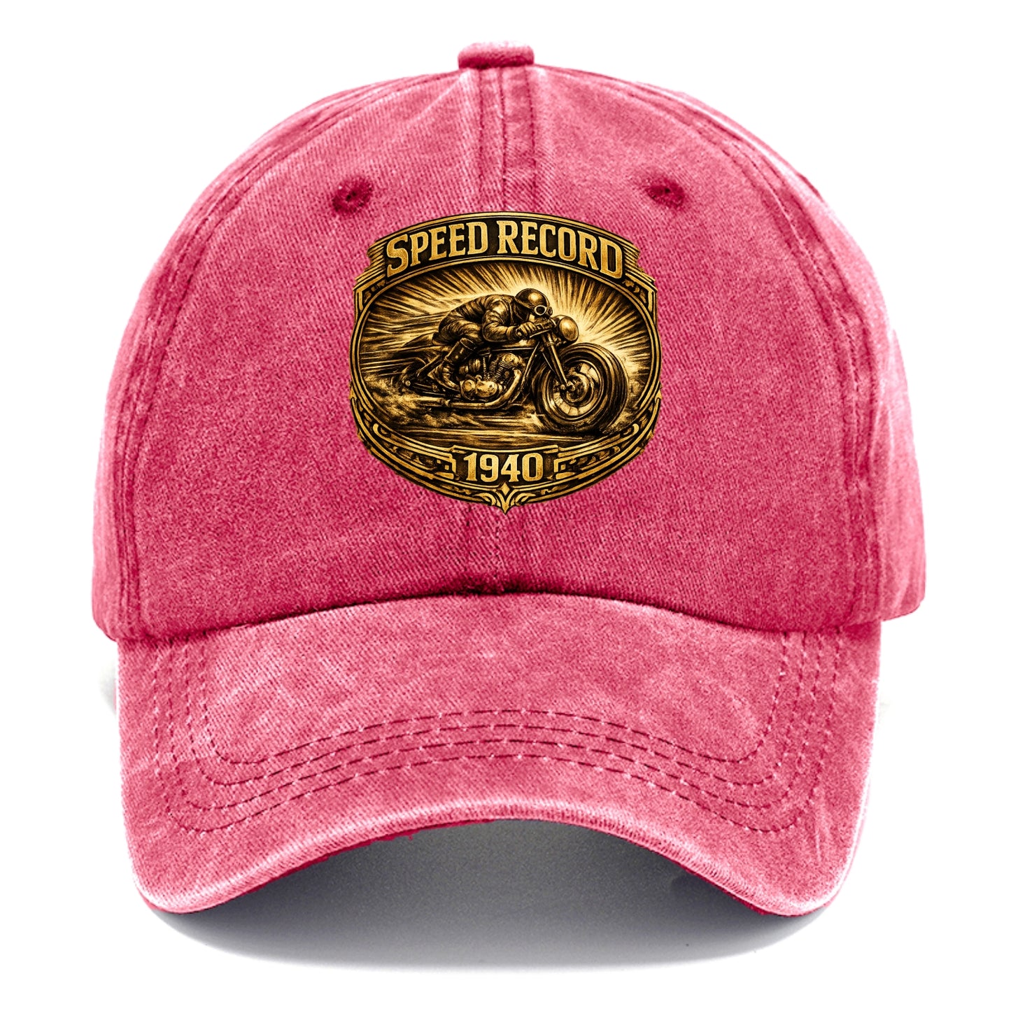 Speed Record Racer - Classic Cap - Pomegranate Blush(Pink)