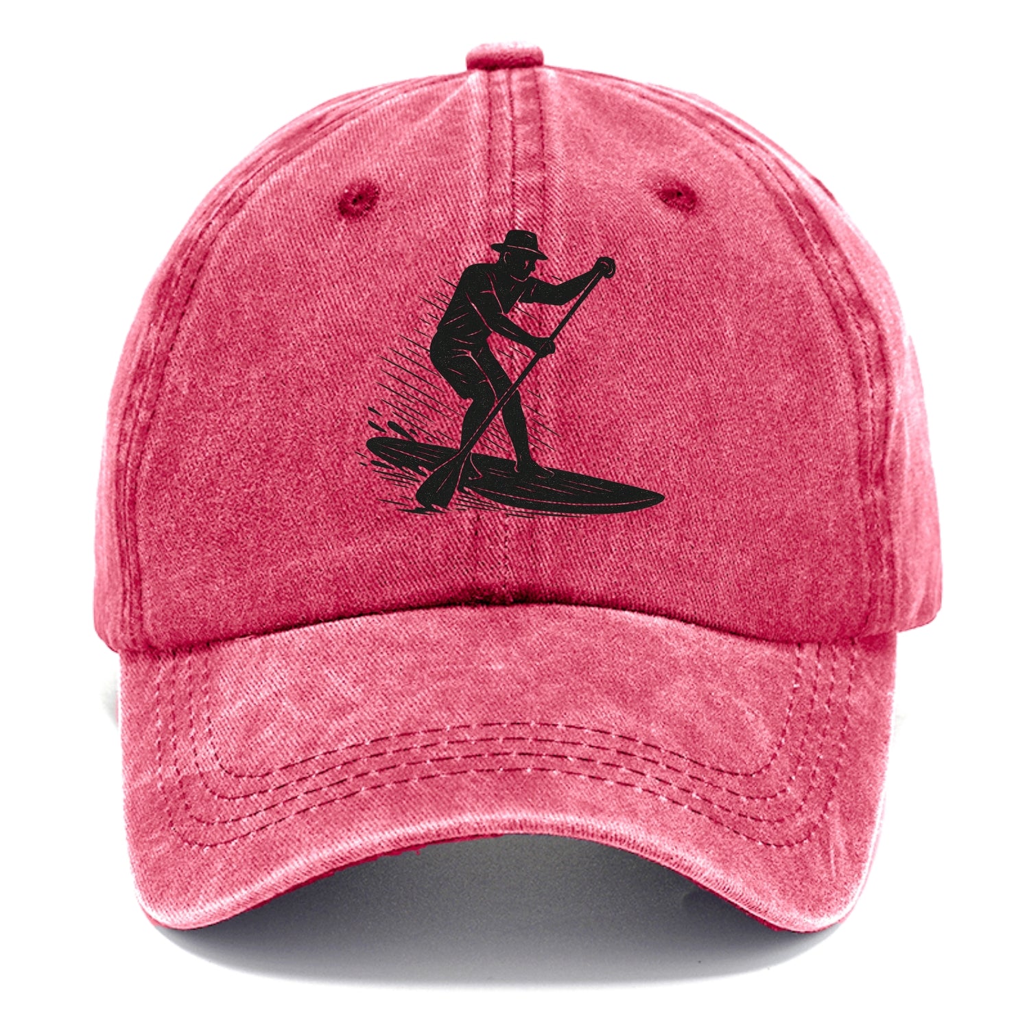 Stand-up paddleboarder on calm water - Classic Cap - Pomegranate Blush(Pink)