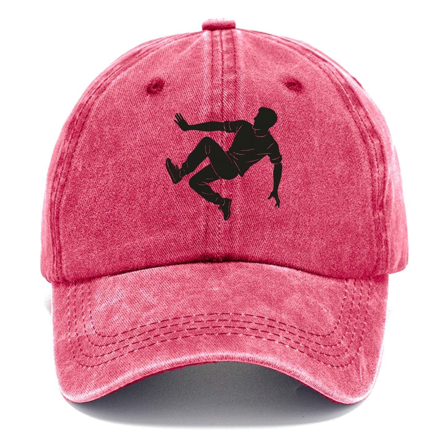 Parkour athlete wall run - Classic Cap - Pomegranate Blush(Pink)