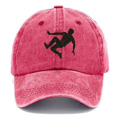 Parkour athlete wall run - Classic Cap - Pomegranate Blush(Pink)