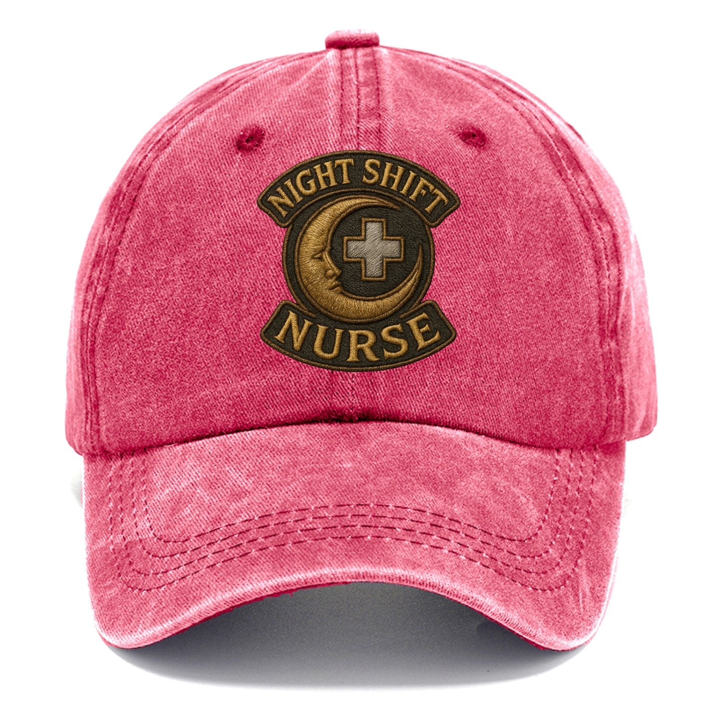 Night Shift Nurse  - Classic Cap - Pomegranate Blush(Pink)