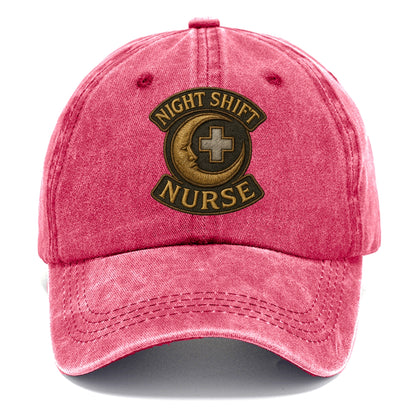 Night Shift Nurse  - Classic Cap - Pomegranate Blush(Pink)