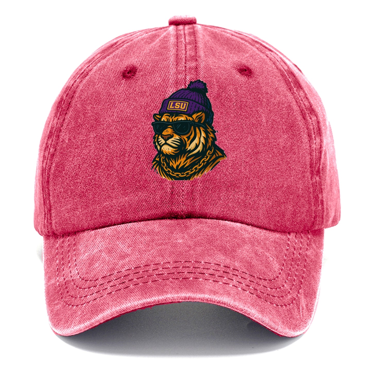 LSU Mike Tiger - Classic Cap - Pomegranate Blush(Pink)