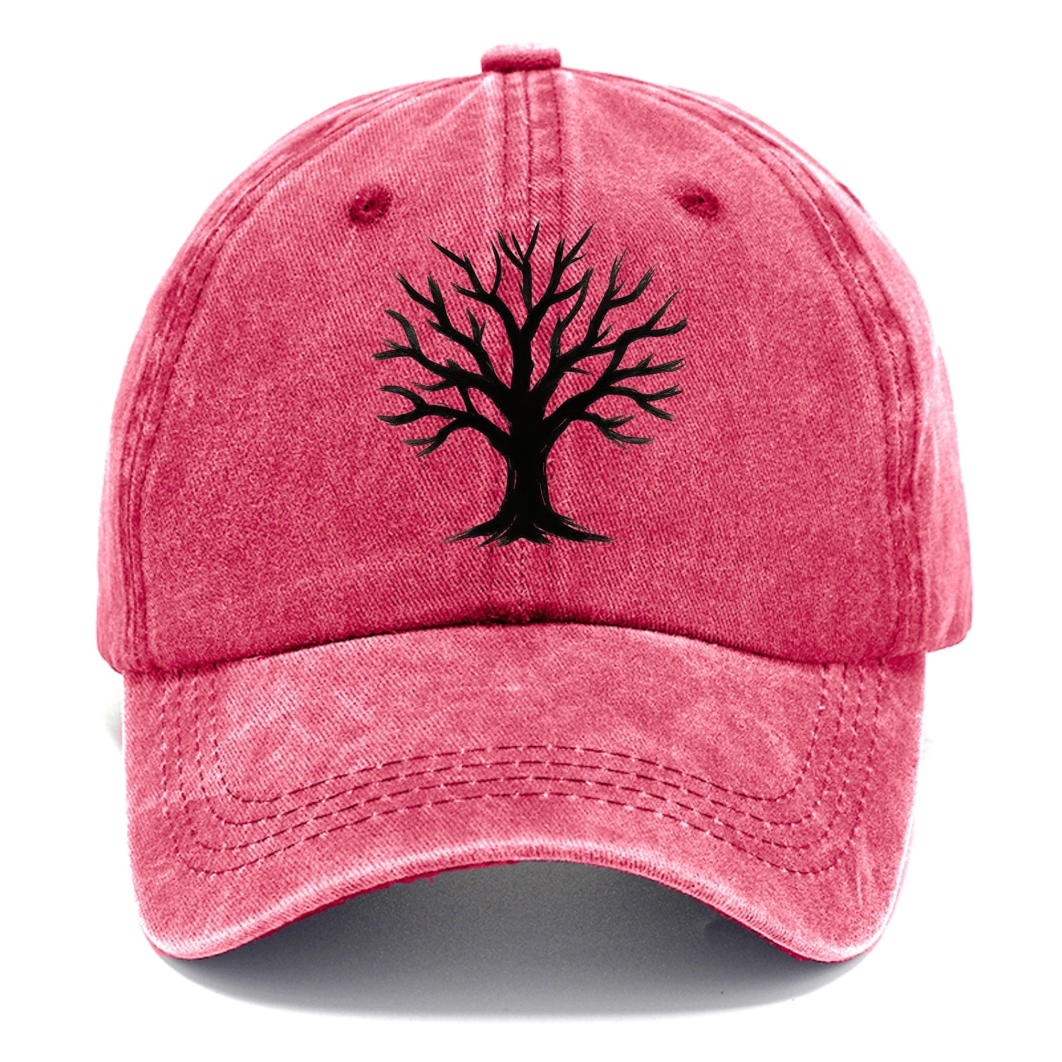 Tree with many branches - community strength ink art - Classic Cap - Pomegranate Blush(Pink)