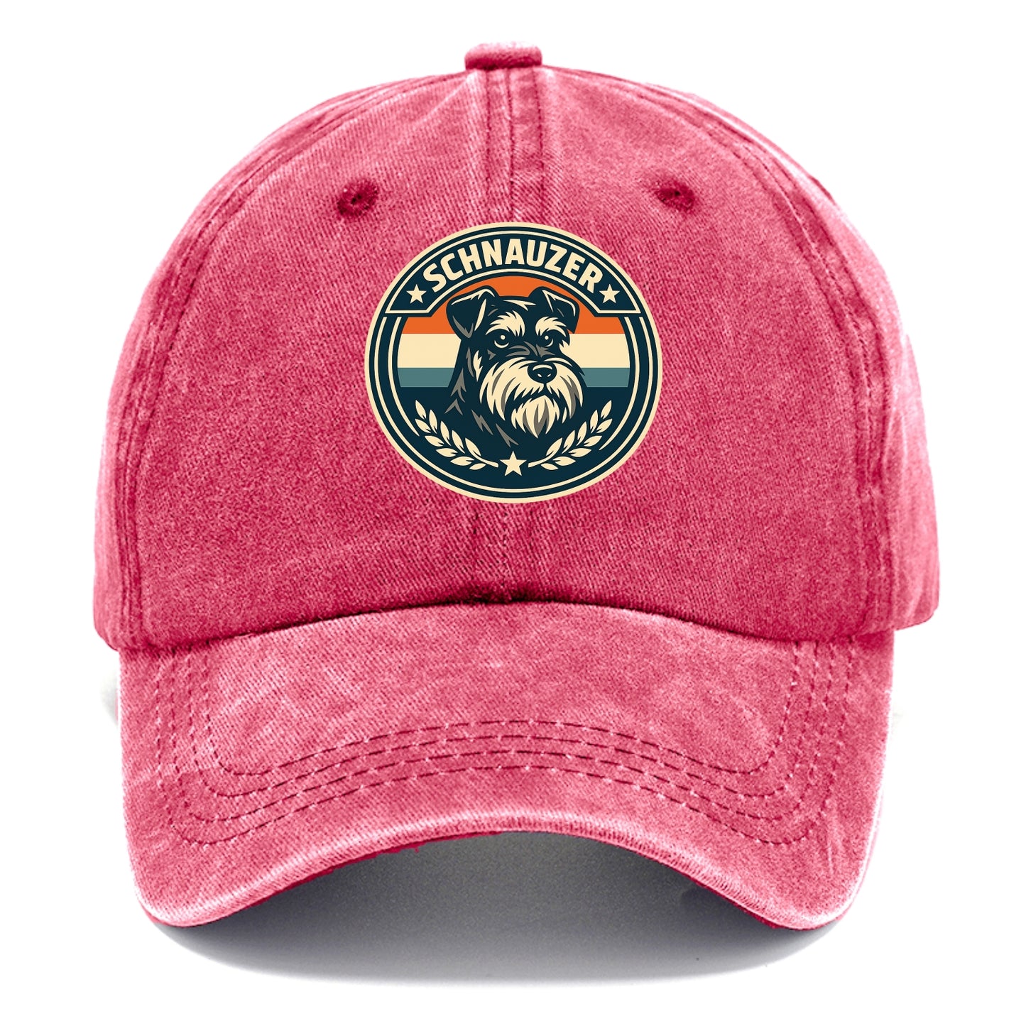 Noble Schnauzer Emblem - Classic Cap - Pomegranate Blush(Pink)